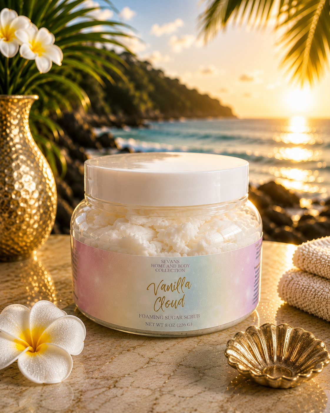8oz - Summer Foaming Sugar Scrub