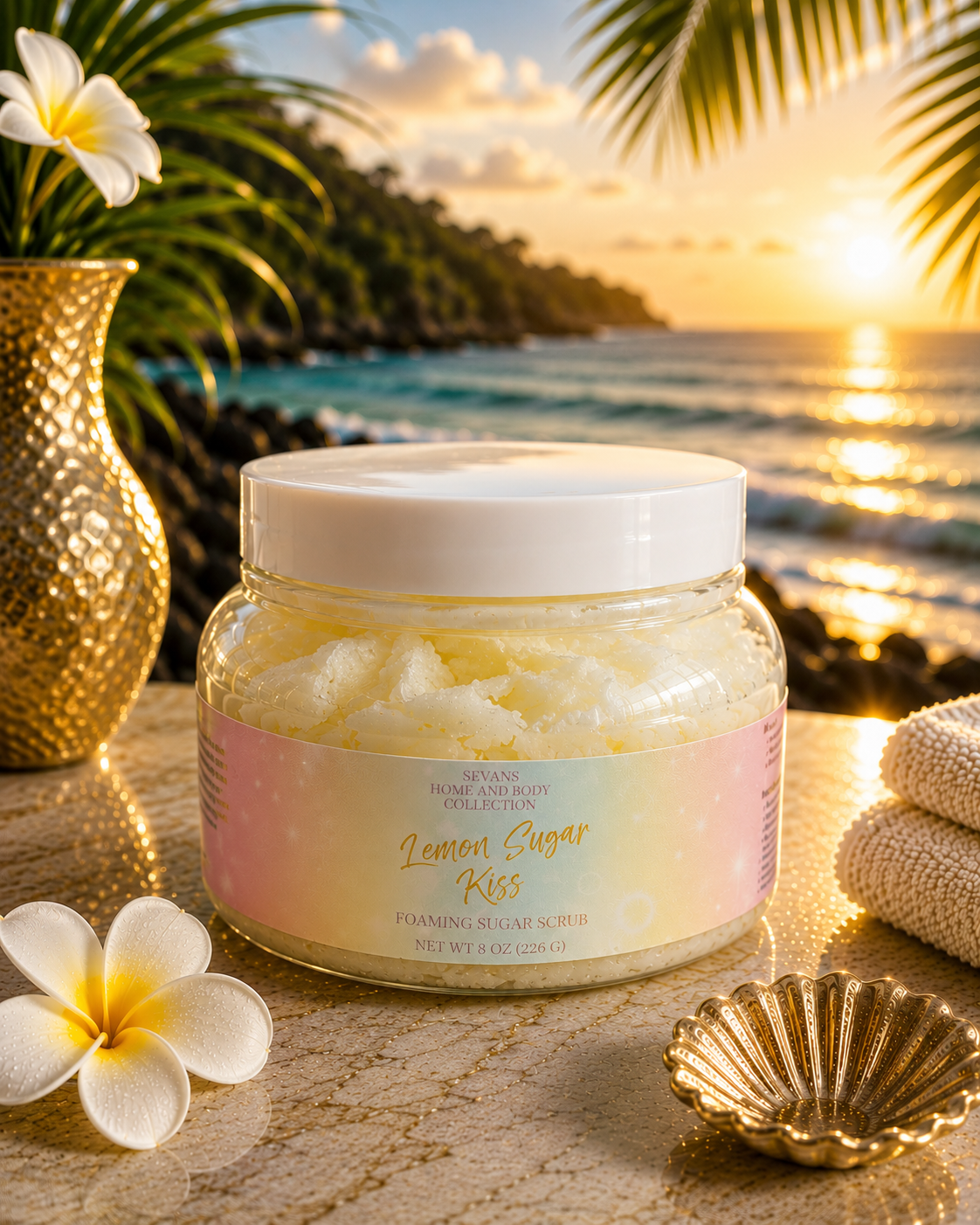 8oz - Summer Foaming Sugar Scrub