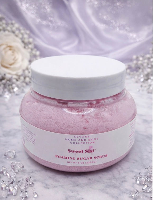 8oz - Foaming Sugar Scrub