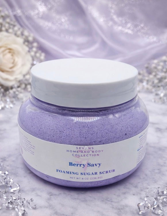 8oz - Foaming Sugar Scrub