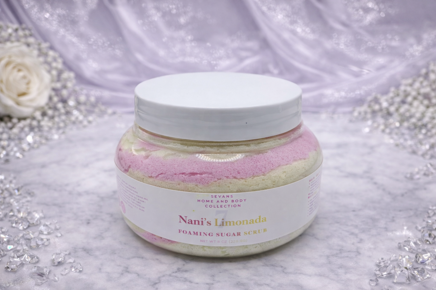 8oz - Foaming Sugar Scrub