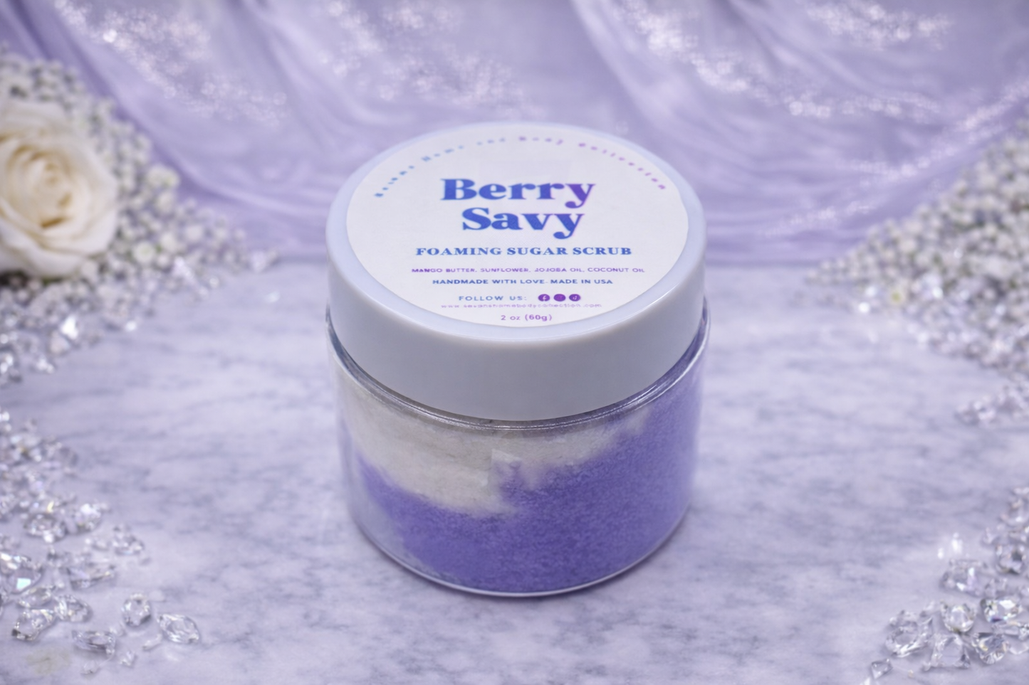 2oz - Foaming Sugar Scrub Sample