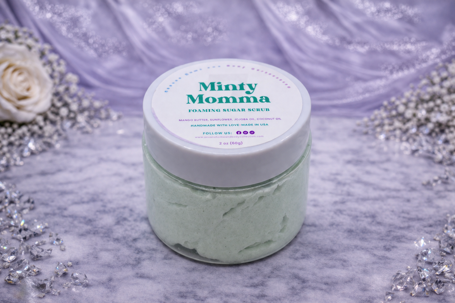 2oz - Foaming Sugar Scrub Sample