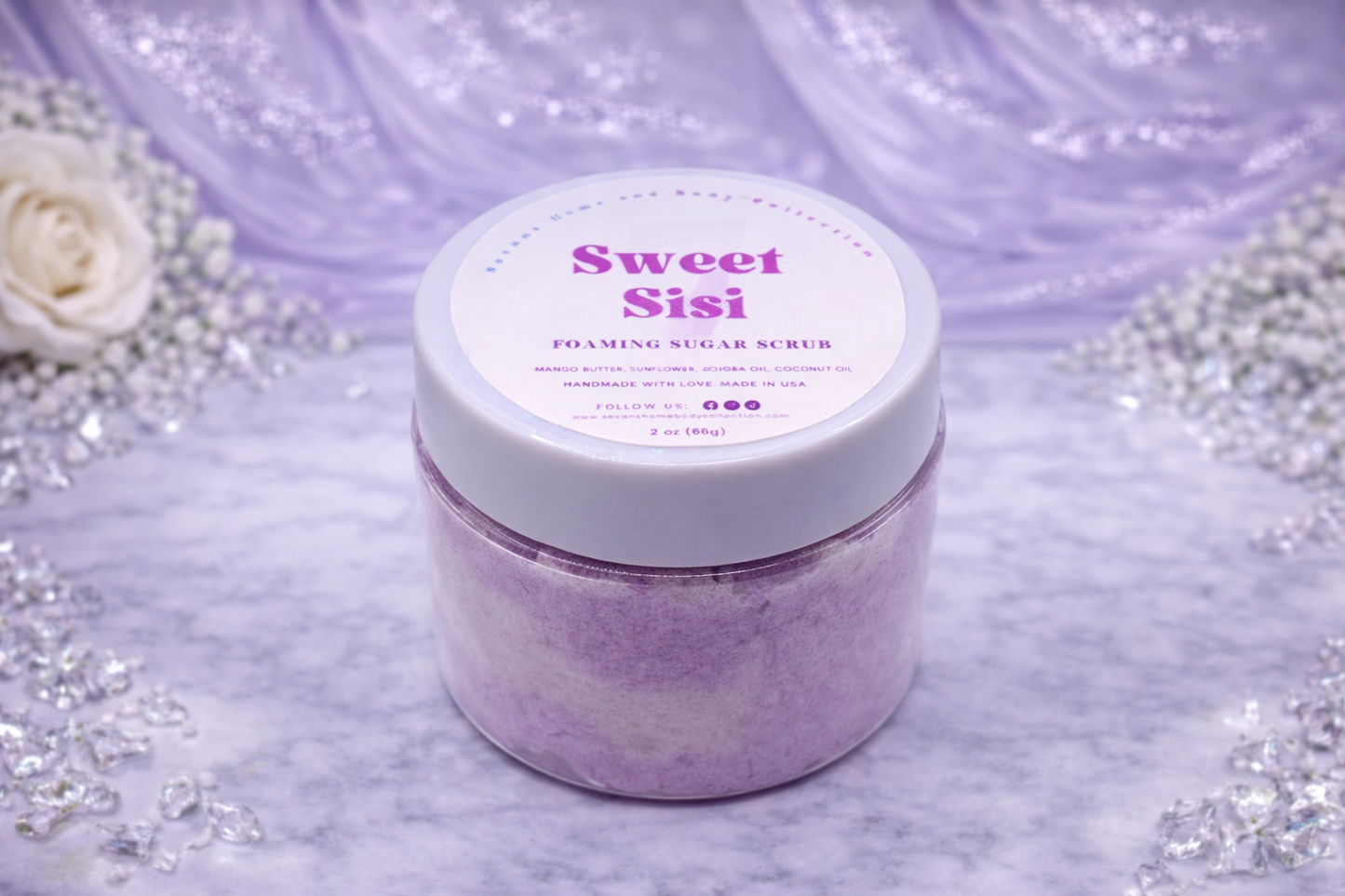 2oz - Foaming Sugar Scrub Sample